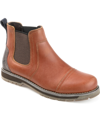 Territory Men's Holloway Cap Toe Chelsea Boots In Brown
