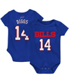 Outerstuff Newborn And Infant Boys And Girls Stefon Diggs Royal Buffalo Bills Mainliner Player Name And Number  In Royal