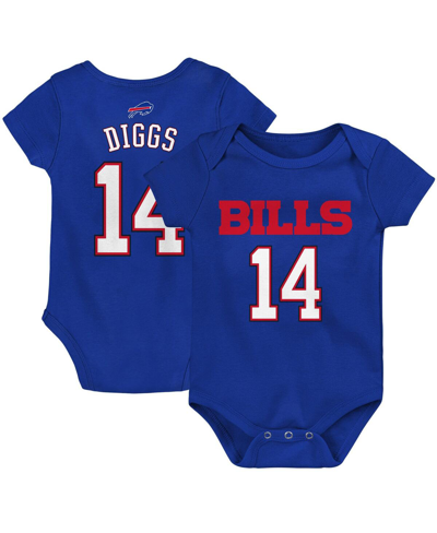 Outerstuff Newborn And Infant Boys And Girls Stefon Diggs Royal Buffalo Bills Mainliner Player Name And Number 