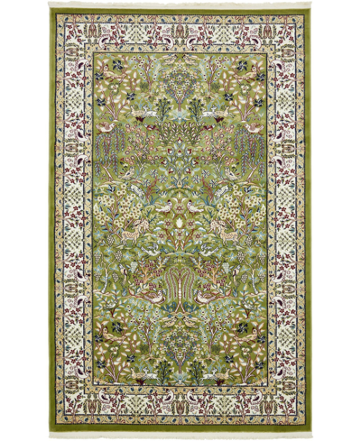 Bayshore Home Zara Zar7 5' X 8' Area Rug In Green