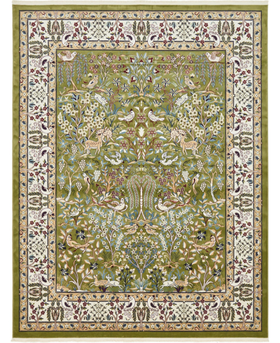 Bayshore Home Zara Zar7 8' X 10' Area Rug In Green
