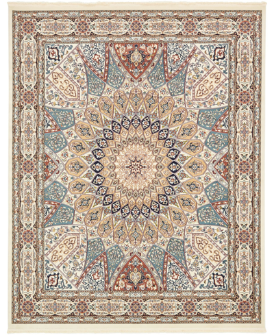 Bayshore Home Zara Zar9 8' X 10' Area Rug In Ivory