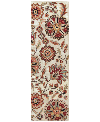 Surya Athena Ath-5035 Dark Brown 2'6" X 8' Runner Area Rug