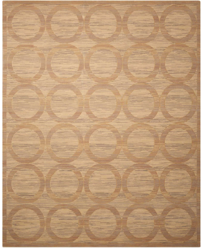 Nourison Silken Allure Slk21 Sand 8'6" X 11'6" Area Rug