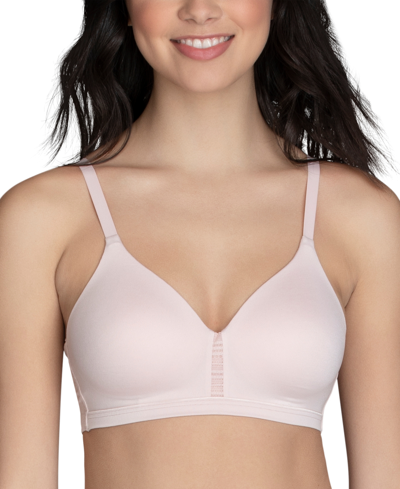 Vanity Fair Women's Beyond Comfort Full Coverage Wirefree Bra 72282 In Sheer Quartz