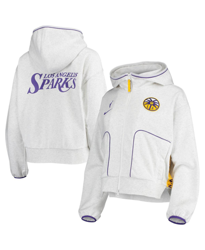 Nike Women's  Gray Los Angeles Sparks Performance Full-zip Hoodie