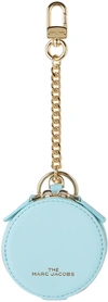 MARC JACOBS BLUE 'THE SWEET SPOT' KEYCHAIN POUCH