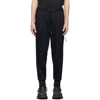 MONCLER NAVY TWILL TROUSERS