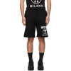 MOSCHINO BLACK DOUBLE QUESTION MARK SHORTS