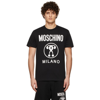 MOSCHINO BLACK DOUBLE QUESTION MARK T-SHIRT