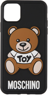 MOSCHINO BLACK TEDDY BEAR IPHONE 11 PRO MAX CASE