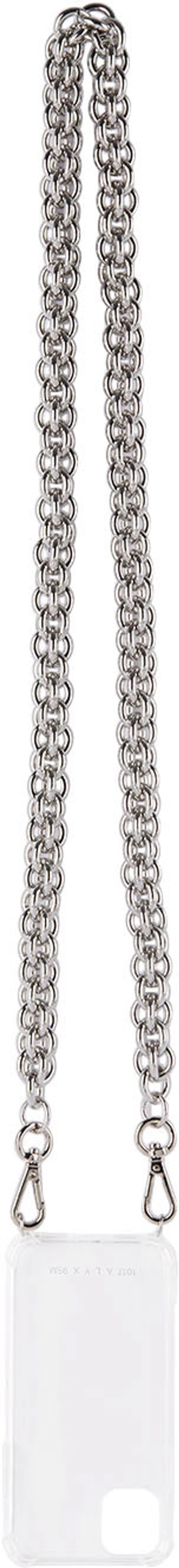 ALYX TRANSPARENT SMALL CHUNKY CHAIN IPHONE 11 CASE