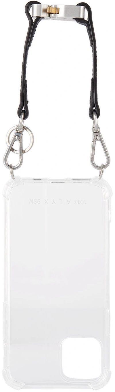 ALYX TRANSPARENT SMALL LEATHER STRAP IPHONE 11 PRO CASE
