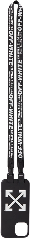 Off-white Black & White Necklace Iphone 12 Pro Max Case In Black White