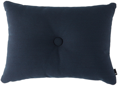 Hay Navy Knit Dot Cushion In Dark Blue