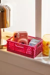 Urban Outfitters Felix Folding Storage Crate In Berry