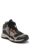 Keen Tempo Flex Waterproof Mid Hiking Boot In Vetiver/ Desert Sun