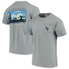 IMAGE ONE GRAY AIR FORCE FALCONS TEAM COMFORT COLORS CAMPUS SCENERY T-SHIRT