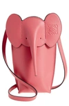 Loewe Elephant Pocket Leather Crossbody Bag In New Candy