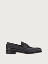 Ferragamo Tramezza Leather Penny Loafers In Black