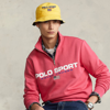 Polo Ralph Lauren Polo Sport Fleece Sweatshirt In Hot Pink