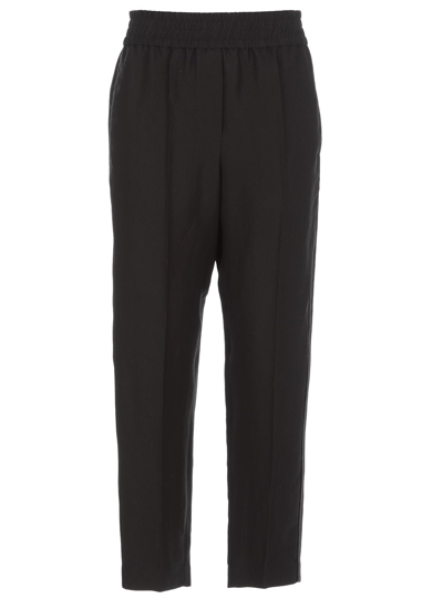 Brunello Cucinelli Straight Leg Trousers In Black