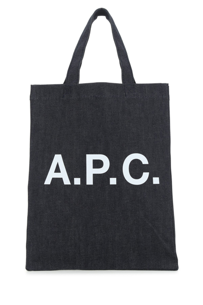 APC A.P.C. DENIM SHOPPING BAG