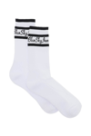 Blue Sky Inn Logo Ribbed Cotton Blend Socks In Black