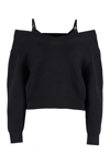 ALEXANDER WANG RIBBED COTTON SWEATER