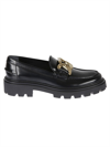 TOD'S CHAIN FRONT LOAFERS