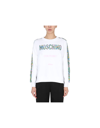 MOSCHINO SWEATSHIRT WITH INSIDE OUT PRINT