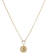 ILEANA MAKRI LUNAR ECLIPSE 18KT AND 14KT GOLD CHAIN NECKLACE WITH DIAMONDS, SAPPHIRES AND TSAVORITE