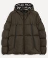 Moncler Montcla Short Down Jacket In Khaki