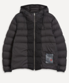 Ten C Black Hooded Reversible Down Jacket In Black