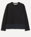 Shop Uniform Bridge Mens Line-pocket Crewneck T-shirt In Black