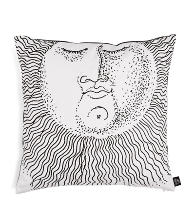 Fornasetti Solingo Cushion (40cm X 40cm) In White/black