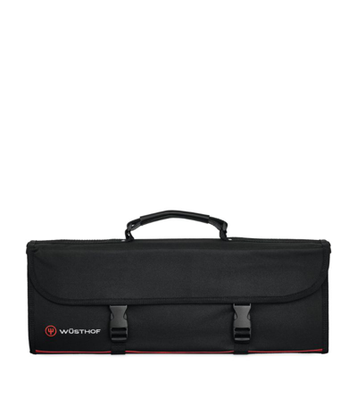 Wusthof 10-slot Cook's Case With Strap In Black