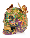 Jay Strongwater Rivera Butterfly Skull Mexican Skull Box