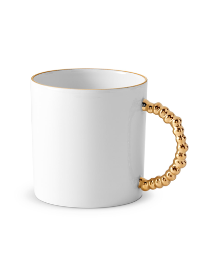 L'objet Haas Mojave Mug In White & Gold