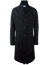 INDIVIDUAL SENTIMENTS INDIVIDUAL SENTIMENTS JACQUARD SINGLE BREASTED COAT - BLACK,CO28MC711712566