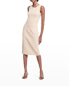 MICHAEL KORS BOUCLE-STRETCH MIDI SHEATH DRESS