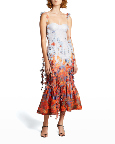 ZIMMERMANN BOTANICA ORGANZA PETAL GOWN 