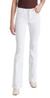 L Agence Kendra High-rise Crop Flare Jeans In Blanc