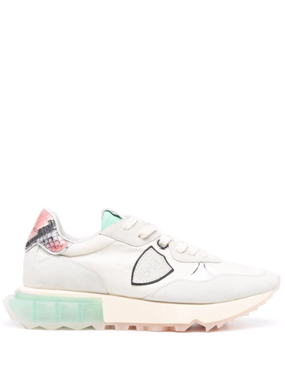 Philippe Model La Rue Mondial Animalier Low-top Sneakers In Neutrals