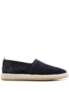 Officine Creative Black Roped 001 Espadrilles In Blue