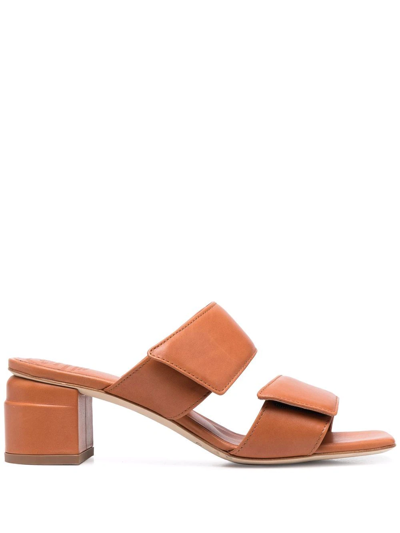 Officine Creative Elsie Leather Mules In Brown