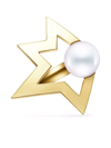 Tasaki 18kt Yellow Gold Collection Line Comet Plus Neo Pearl Ear Cuff In Gold