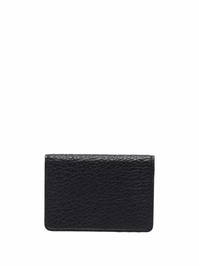 Maison Margiela Four-stitch Logo Wallet In Black