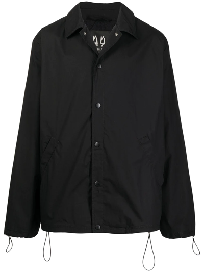44 Label Group Julo Casual Jacket In Black Cotton In Nero