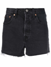 LEVI'S RIBCAGE DENIM SHORTS